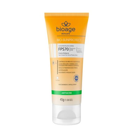protetor solar anti acne BIO-SUNPROTECT GEL-CREME ANTIACNE FPS 30 - 45G