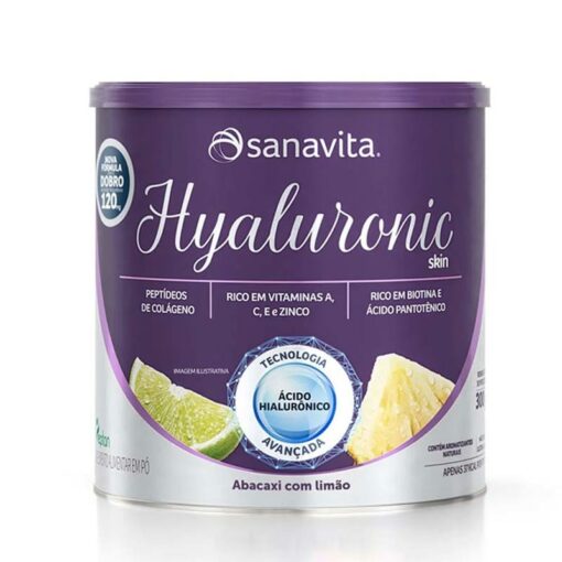hyaluronic skin abacaxi com limão 120mg