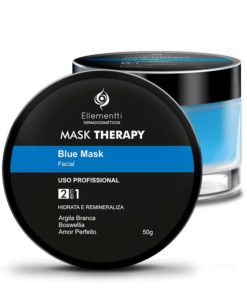 Mask Therapy Blue Mask Argila Branca - 50g ELLEMENTTI