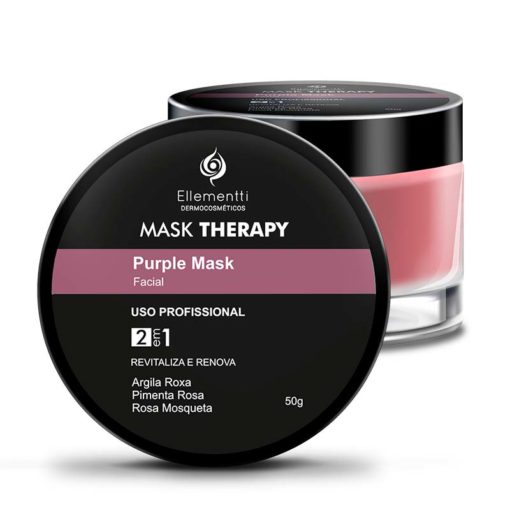 Mask Therapy Purple Mask Argila Roxa - 50g ellementti