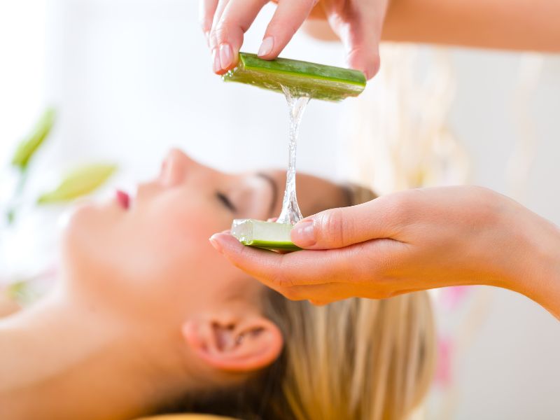 como usar aloe vera no cabelo​