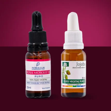 kit oleo de rosa mosqueta e oleo de jojoba