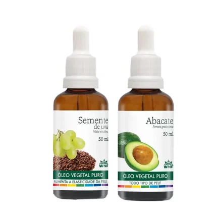 Kit Oleo de Semente Uva + Oleo de Abacate